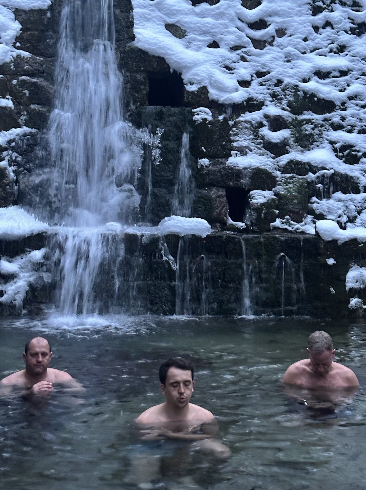 Into the water